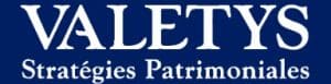 Logo Valetys Stratégies Patrimoniales, cabinet de gestion de patrimoine à Béziers spécialisé en accompagnement des professions libérales