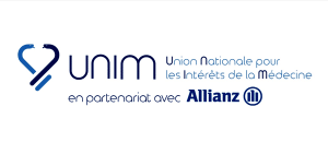 pancarte montrant le partenariat entre l'agence d'assurance de montpellier Allianz et unim 