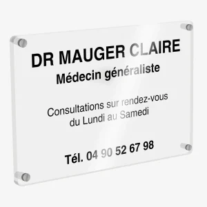 🥇 Plaque professionnelle plexiglas personnalisée — Le meilleur choix