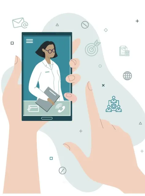 Illustration de gestion comptable et accompagnement digital pour les professions libérales de santé par le cabinet MNA Santé