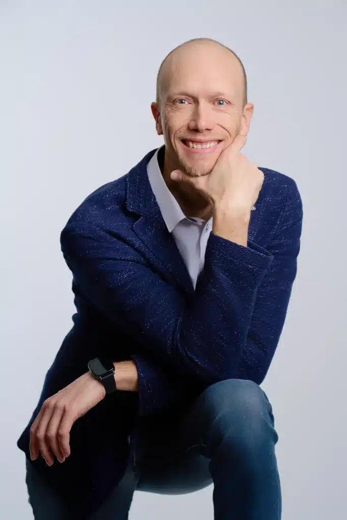Portrait professionnel de Ludovic Meistermann, agent général AXA spécialisé en prévoyance et assurance des professions libérales